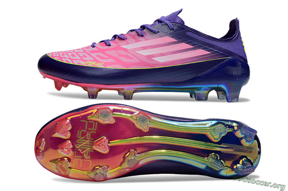 Adidas F50 Elite FG Football Boots - Pink/Blue/Yellow 1