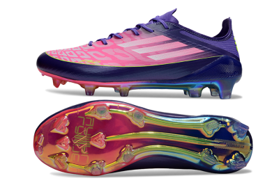 Adidas F50 Elite FG Football Boots - Pink/Blue/Yellow