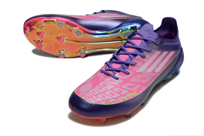 Adidas F50 Elite FG Football Boots - Pink/Blue/Yellow