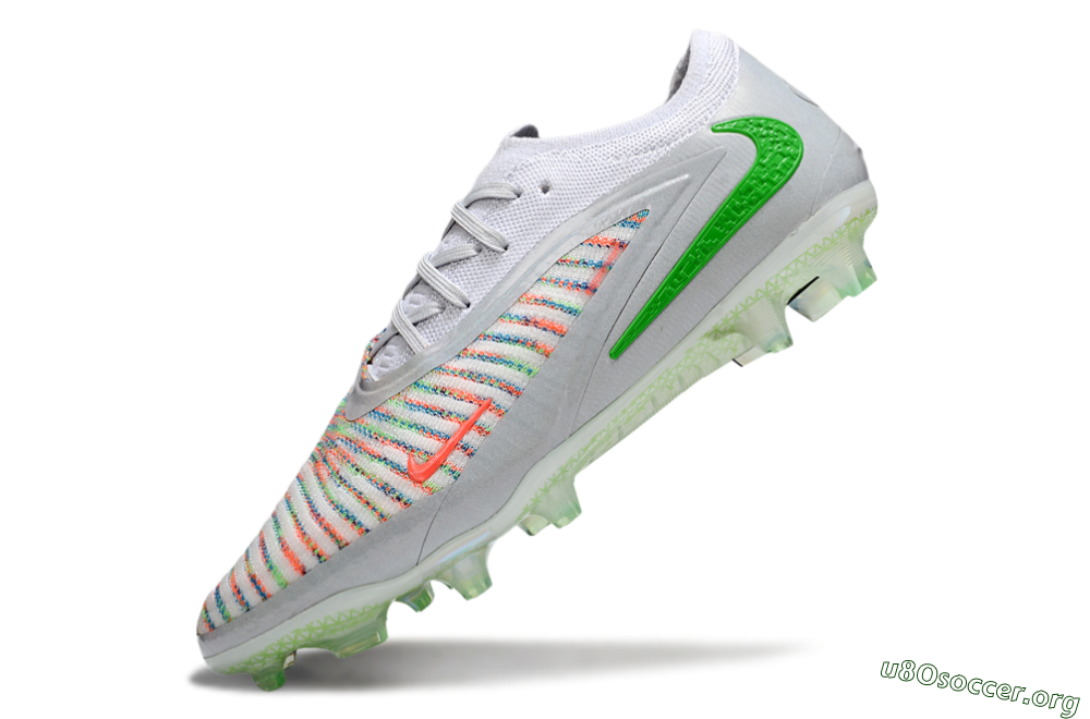 Nike Phantom 6 Elite FG Football Boots - White/Red/Yellow 5