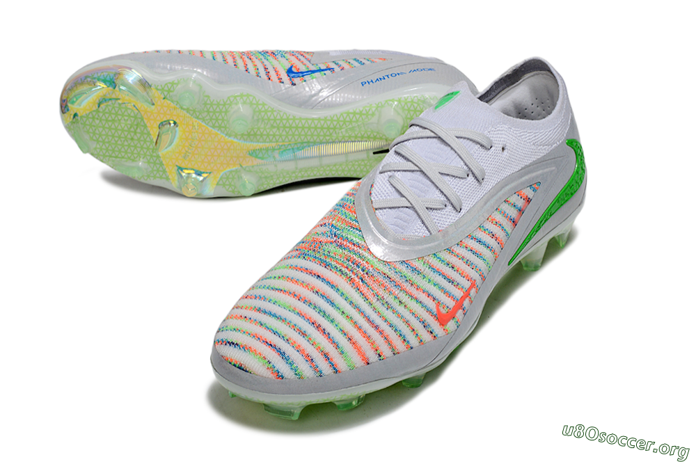 Nike Phantom 6 Elite FG Football Boots - White/Red/Yellow 0