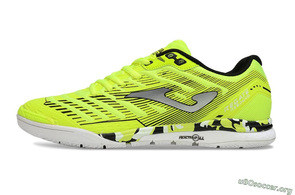 Joma Top Flex IC Football Shoes - Yellow/Silver/Black 3