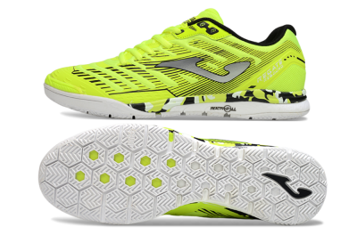 Joma Top Flex IC Football Shoes - Yellow/Silver/Black