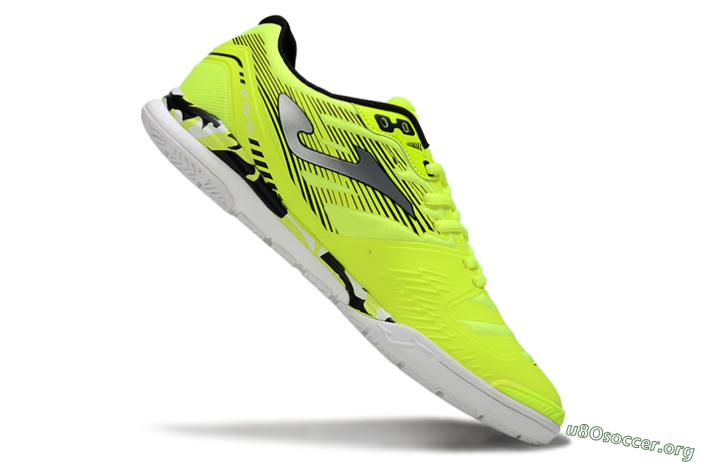 Joma Top Flex IC Football Shoes - Yellow/Silver/Black 4