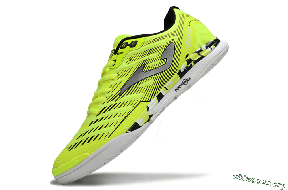 Joma Top Flex IC Football Shoes - Yellow/Silver/Black 5