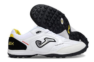 Joma Top Flex TF Football Shoes - White/Silver/Black