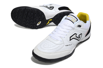 Joma Top Flex TF Football Shoes - White/Silver/Black