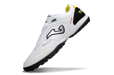 Joma Top Flex TF Football Shoes - White/Silver/Black