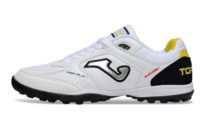 Joma Top Flex TF Football Shoes - White/Silver/Black