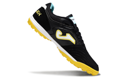 Joma Top Flex TF Football Shoes - Black/White/Yellow