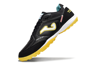Joma Top Flex TF Football Shoes - Black/White/Yellow