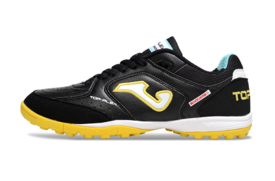 Joma Top Flex TF Football Shoes - Black/White/Yellow