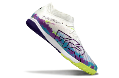 Puma Future 8 Ultimate TF Football Shoes - White/Purple/Blue