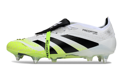 Adidas 25 Predator Elite Foldover Tongue SG Football Boots - White/Yellow/Black