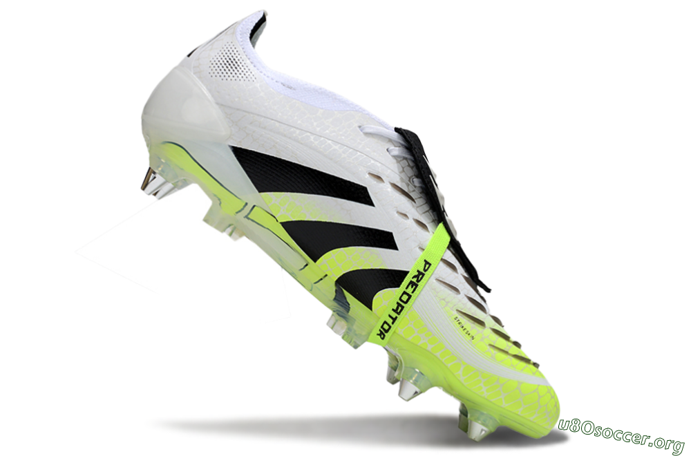Adidas 25 Predator Elite Foldover Tongue SG Football Boots - White/Yellow/Black 4