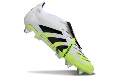 Adidas 25 Predator Elite Foldover Tongue SG Football Boots - White/Yellow/Black