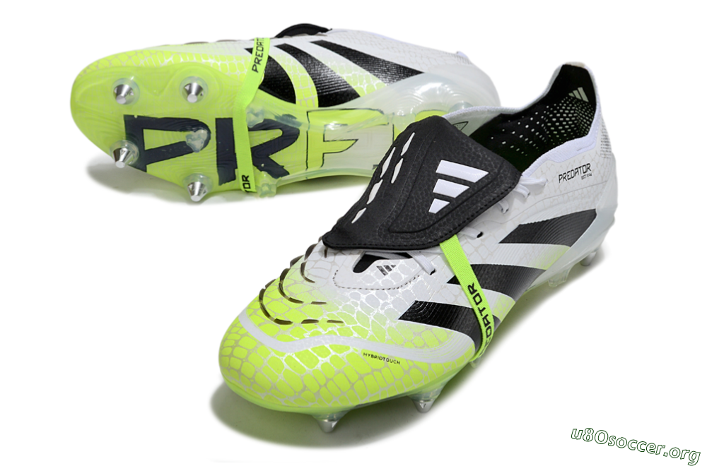 Adidas 25 Predator Elite Foldover Tongue SG Football Boots - White/Yellow/Black 0
