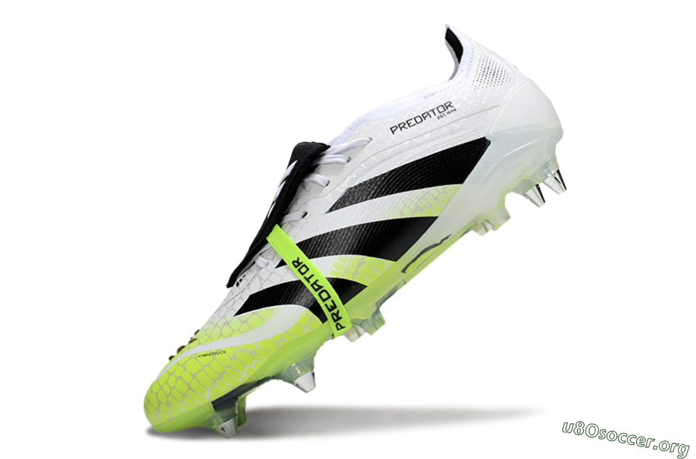 Adidas 25 Predator Elite Foldover Tongue SG Football Boots - White/Yellow/Black 5