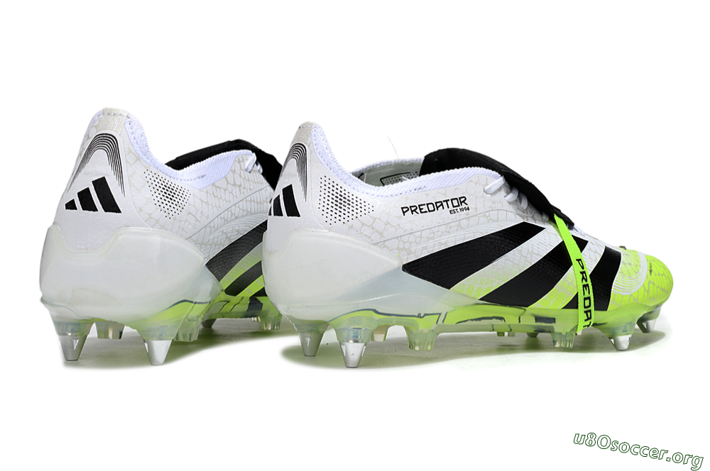 Adidas 25 Predator Elite Foldover Tongue SG Football Boots - White/Yellow/Black 6
