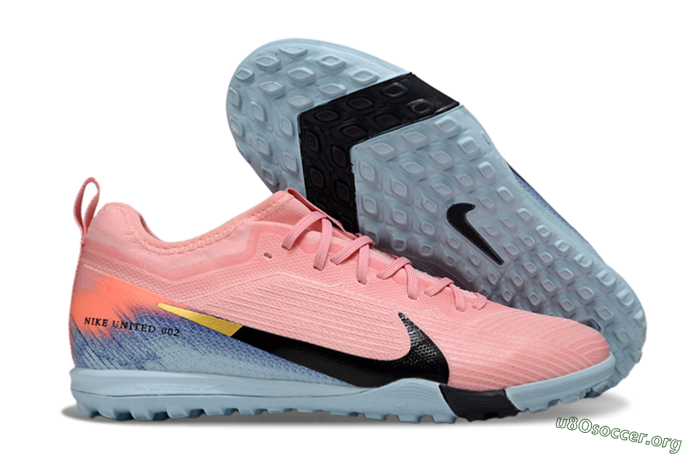 Nike Air Zoom Mercurial Vapor 16 Pro TF Football Shoes - Pink/Black/Gold 2