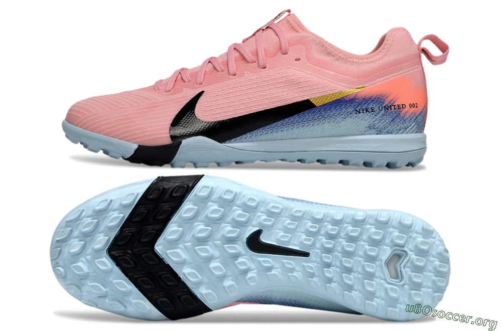 Nike Air Zoom Mercurial Vapor 16 Pro TF Football Shoes - Pink/Black/Gold 1