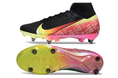 Nike Air Zoom Mercurial Superfly 10 Elite SG Football Boots - Black/Yellow/Red