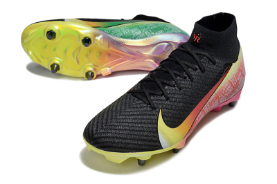 Nike Air Zoom Mercurial Superfly 10 Elite SG Football Boots - Black/Yellow/Red