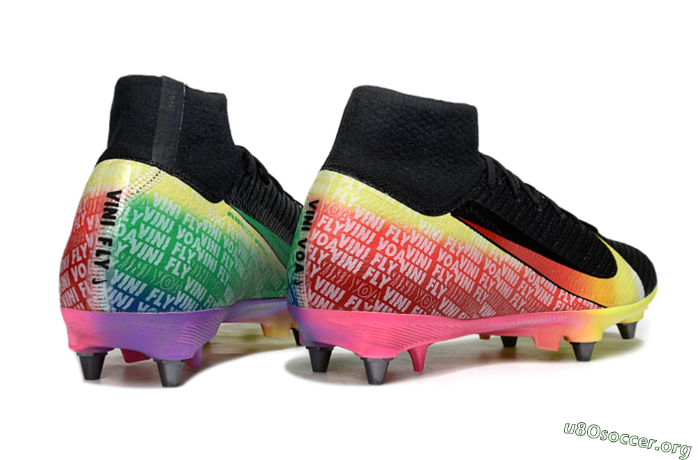 Nike Air Zoom Mercurial Superfly 10 Elite SG Football Boots - Black/Yellow/Red 6