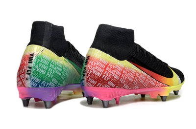 Nike Air Zoom Mercurial Superfly 10 Elite SG Football Boots - Black/Yellow/Red