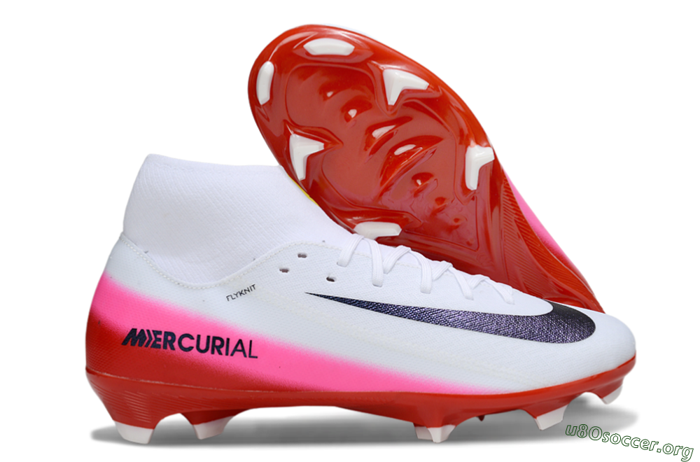 Nike Air Zoom Mercurial Superfly 10 Academy FG Football Boots - White/Black/Red 2