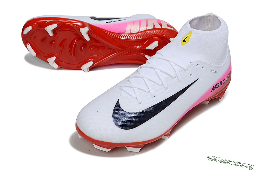 Nike Air Zoom Mercurial Superfly 10 Academy FG Football Boots - White/Black/Red 0