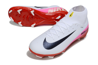 Nike Air Zoom Mercurial Superfly 10 Academy FG Football Boots - White/Black/Red