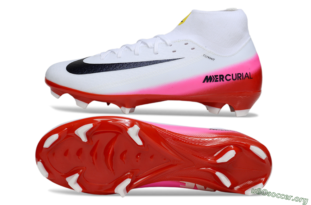 Nike Air Zoom Mercurial Superfly 10 Academy FG Football Boots - White/Black/Red 1