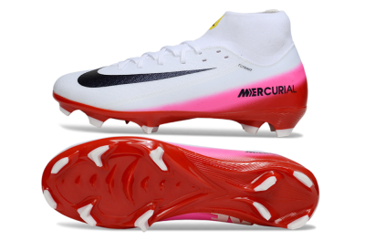 Nike Air Zoom Mercurial Superfly 10 Academy FG Football Boots - White/Black/Red
