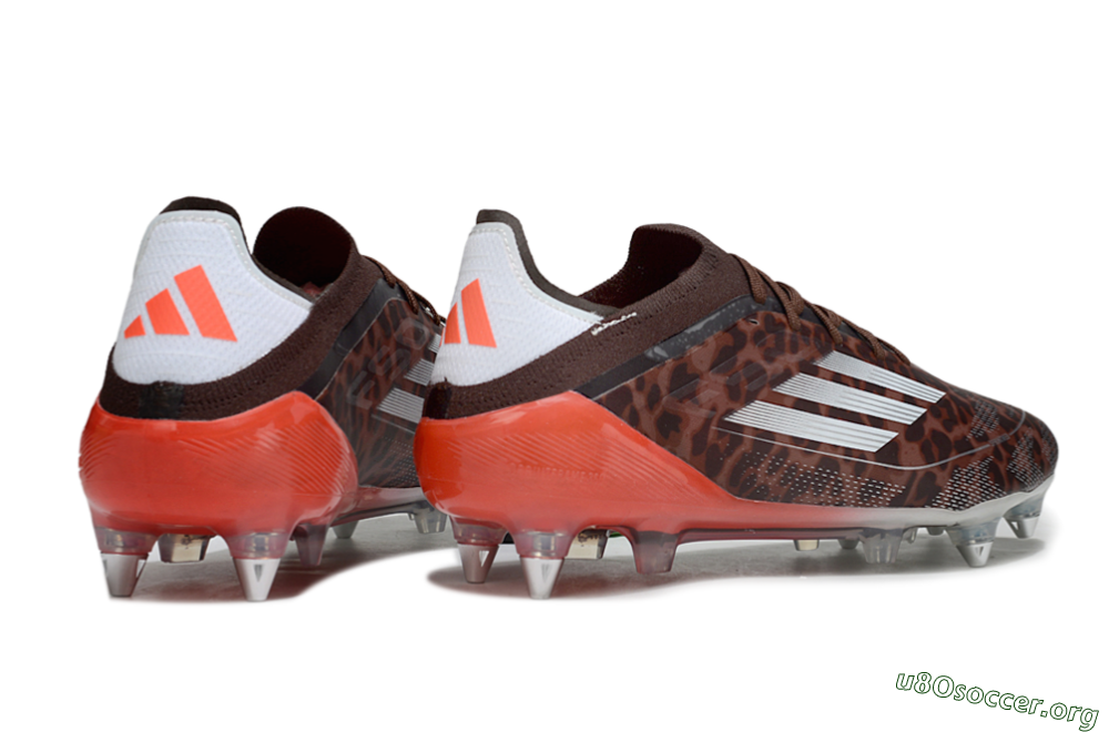 Adidas F50 Elite SG Football Boots - Leopard/Red/Silver 6