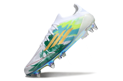 Adidas F50 Elite SG Football Boots - White/Green/Gold
