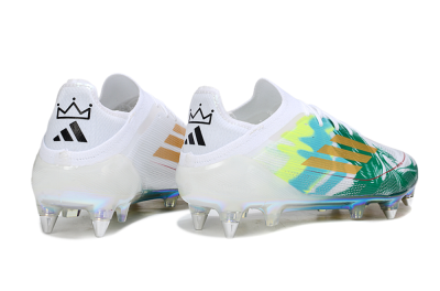 Adidas F50 Elite SG Football Boots - White/Green/Gold