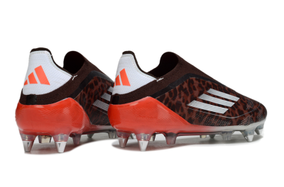 Adidas F50 Elite Laceless SG Football Boots - Leopard/Red/Silver