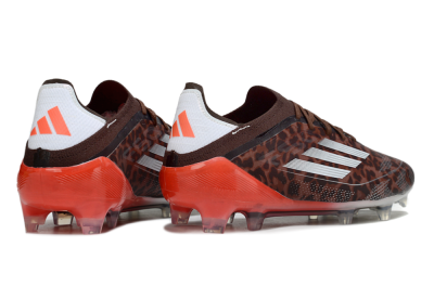 Adidas F50 Elite FG Football Boots - Leopard/Red/Silver