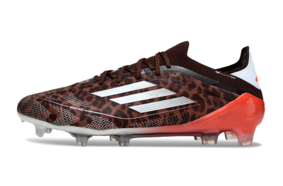 Adidas F50 Elite FG Football Boots - Leopard/Red/Silver