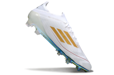 Adidas F50 Elite FG Football Boots - White/Green/Gold