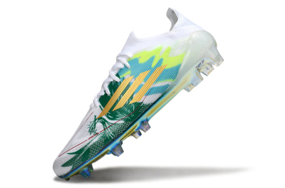 Adidas F50 Elite FG Football Boots - White/Green/Gold