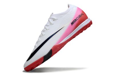 Nike Air Zoom Mercurial Vapor 16 Elite TF Football Shoes - White/Black/Red