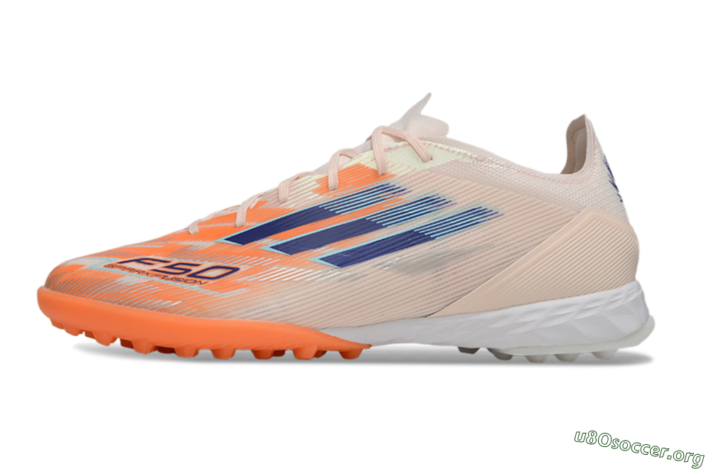 Adidas F50 Pro TF Football Shoes - Pink/Orange/Blue 3