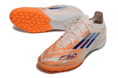 Adidas F50 Pro TF Football Shoes - Pink/Orange/Blue