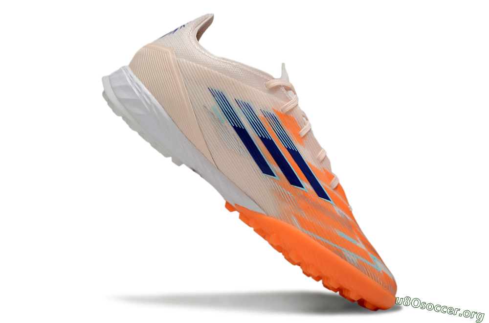 Adidas F50 Pro TF Football Shoes - Pink/Orange/Blue 4