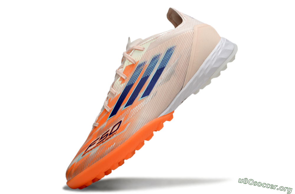 Adidas F50 Pro TF Football Shoes - Pink/Orange/Blue 5