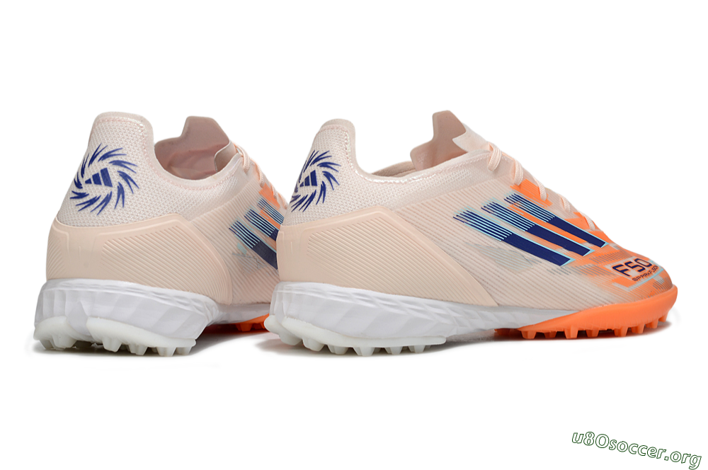 Adidas F50 Pro TF Football Shoes - Pink/Orange/Blue 6