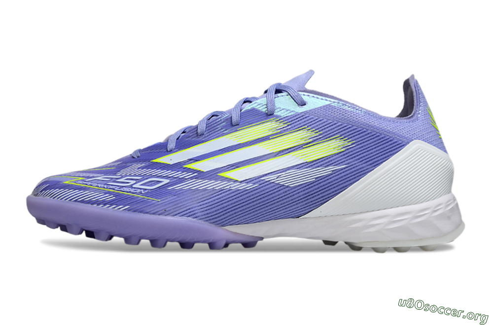Adidas F50 Pro TF Football Shoes - Blue/Yellow/White 3