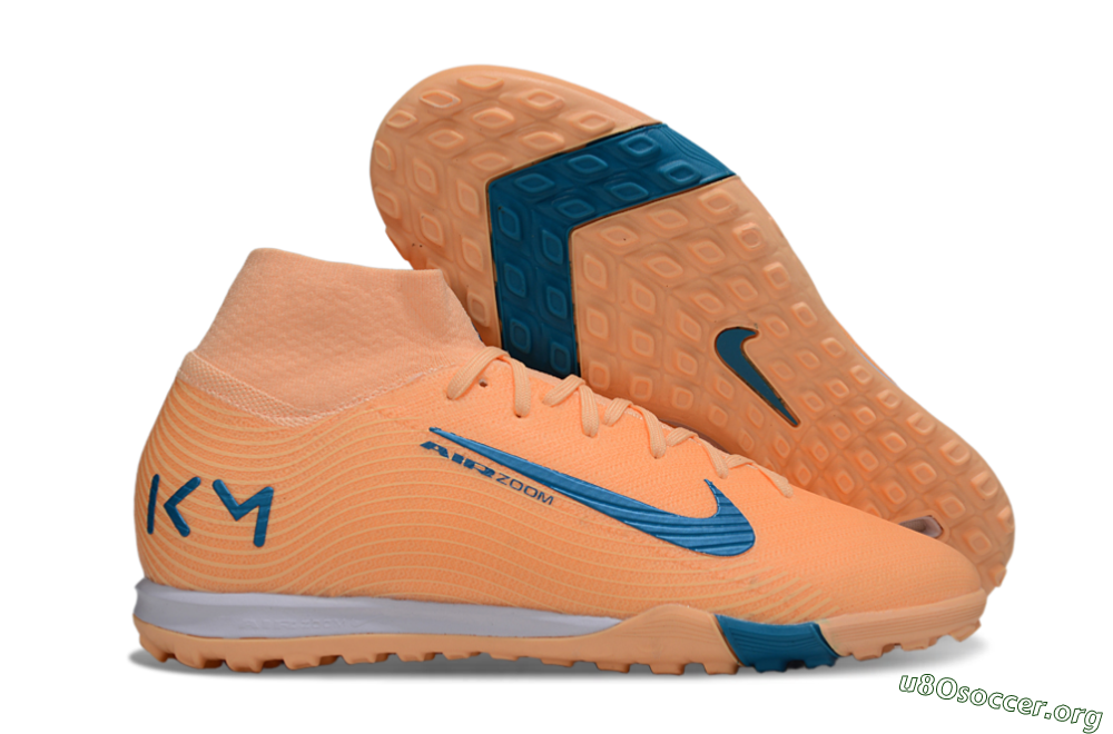 Nike Air Zoom Mercurial Superfly 10 Elite TF Football Shoes - Pink/Blue/Yellow 2